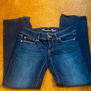 American 🇺🇸 eagle 🦅 slim boot cut jeans 👖 size 6 stretch